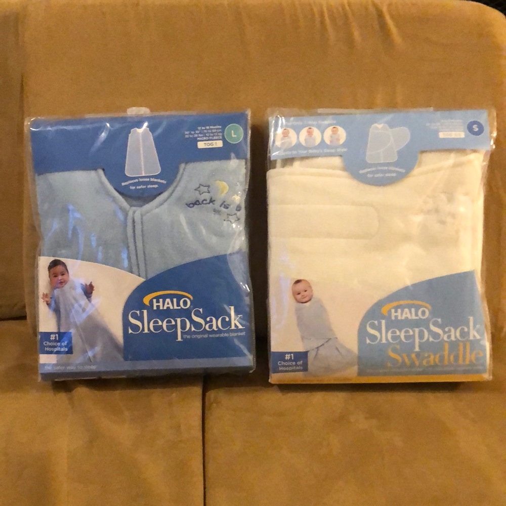 New Halo L SleepSack and Halo S SleepSack Swaddle